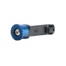 WALTHER, Q-SERIES EXTENDED MAGAZINE RELEASE BUTTON, ROUND BLUE, FITS WALTHER Q-SERIES PISTOLS